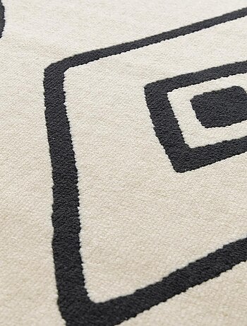 Tapis chambre tissé motif abstrait FLARINE 3