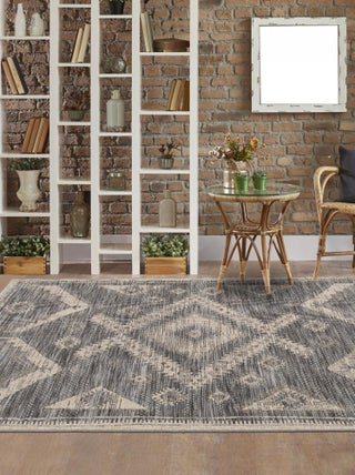 Tapis Chambre tissé motif abstrait HIERE 3