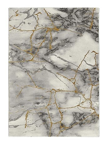 Tapis salon et chambre tissé motif abstrait MARBAL