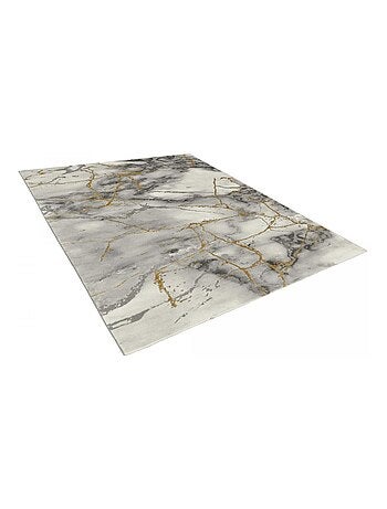 Tapis salon et chambre tissé motif abstrait MARBAL