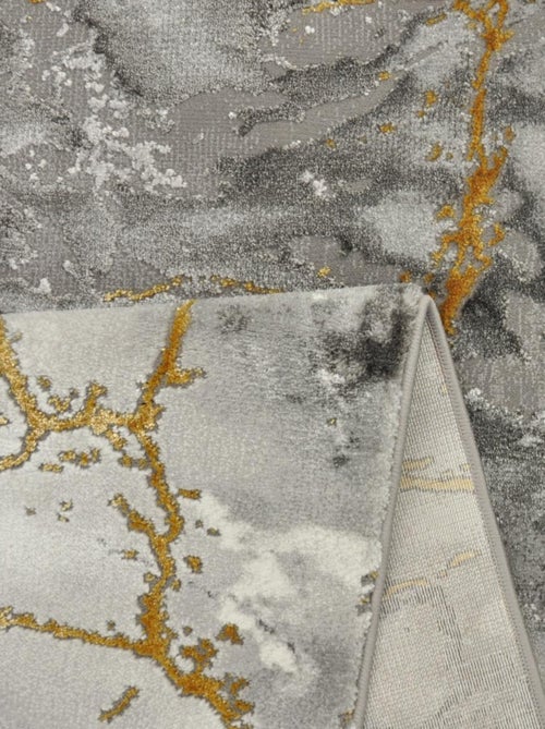 Tapis Chambre tissé motif abstrait MARBAL - Kiabi