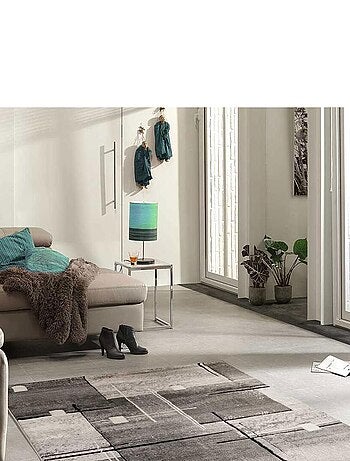 Tapis chambre tissé motif abstrait NOVA