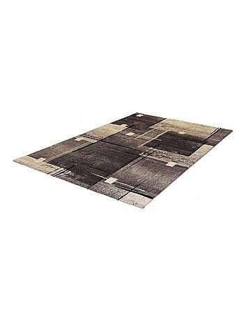 Tapis chambre tissé motif abstrait NOVA