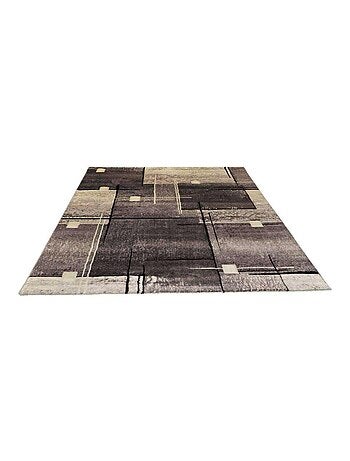 Tapis chambre tissé motif abstrait NOVA