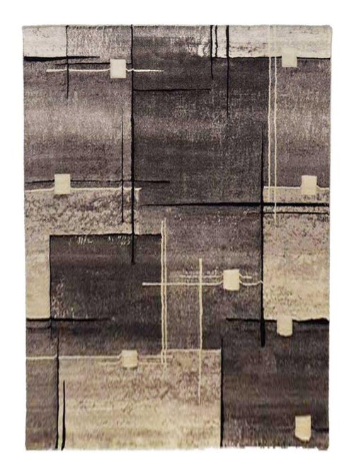 Tapis Chambre tissé motif abstrait NOVA - Kiabi