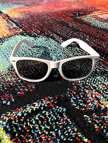 Tapis chambre tissé motif abstrait TABOR