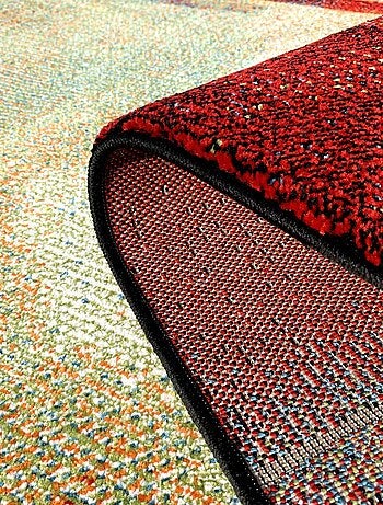 Tapis chambre tissé motif abstrait TABOR