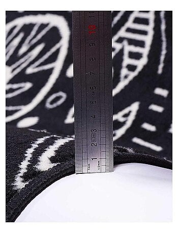 Tapis Chambre tissé motif ethnique LYN1 MOTIF