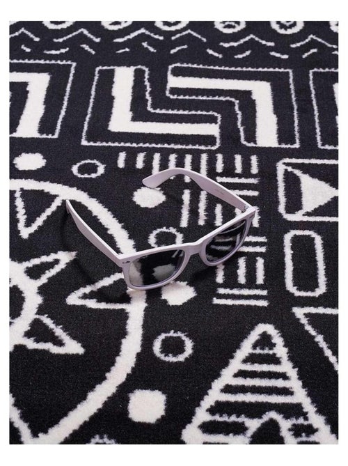 Tapis Chambre tissé motif ethnique LYN1 MOTIF - Kiabi