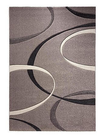 Tapis Chambre tissé motif floral CAMPUS