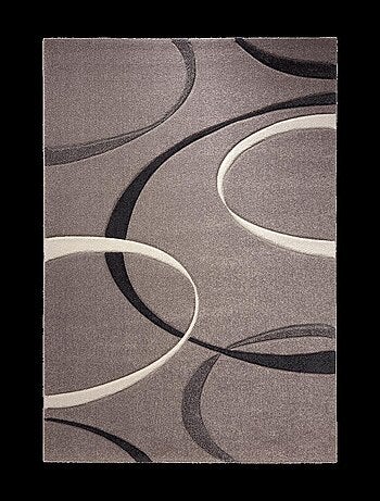 Tapis Chambre tissé motif floral CAMPUS