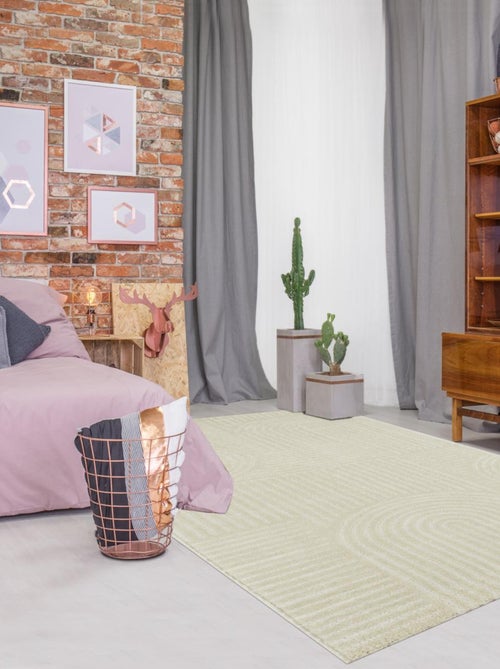 Tapis chambre tissé motif géométrique CERABI - Kiabi