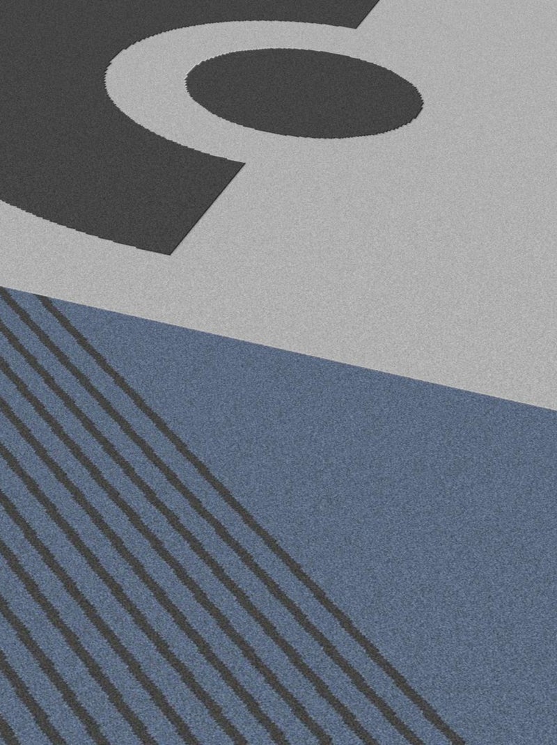 Tapis chambre tissé motif géométrique elak Gris - Kiabi