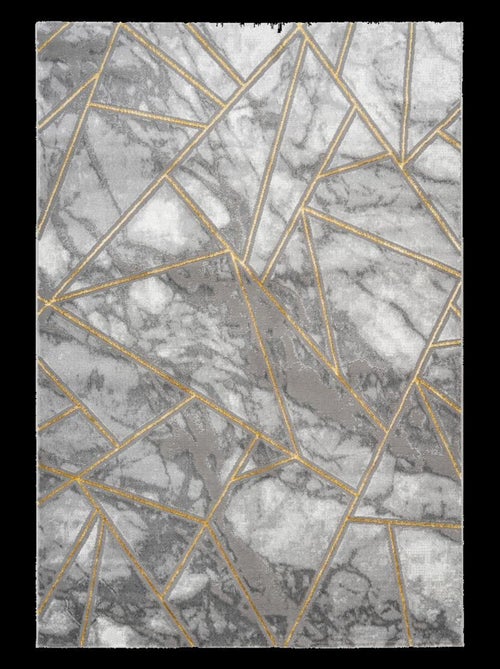 Tapis chambre tissé motif géométrique ERZU - Kiabi