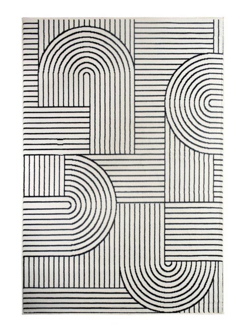 Tapis chambre tissé motif géométrique LYN1 COURLI - Kiabi