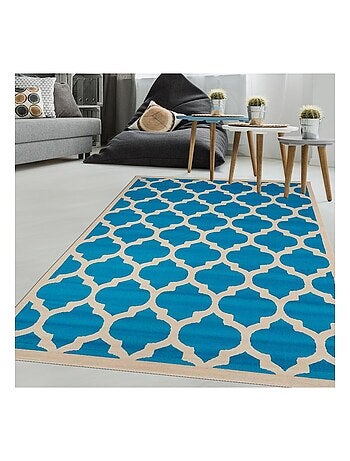 Tapis Chambre tissé motif géométrique LYN1 STYLE