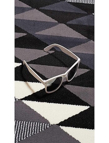 Tapis chambre tissé motif géométrique LYN49 APACHE