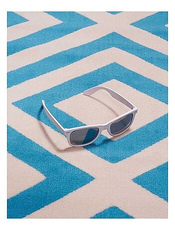 Tapis chambre tissé motif géométrique LYN49 NICE