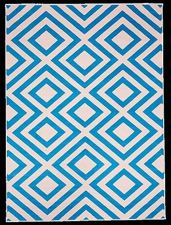 Tapis chambre tissé motif géométrique LYN49 NICE