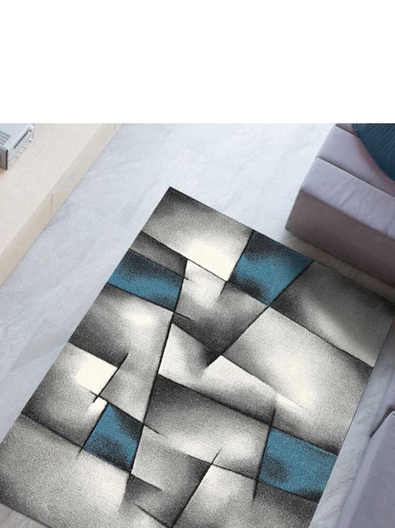 Tapis Chambre tissé motif géométrique LYN8 ULTIMA Ecru - Kiabi