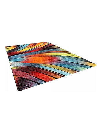 Tapis chambre tissé motif géométrique STEYRE