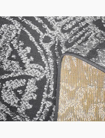 Tapis salon et chambre tissé motif rétro-vintage LYN1 TRANBY