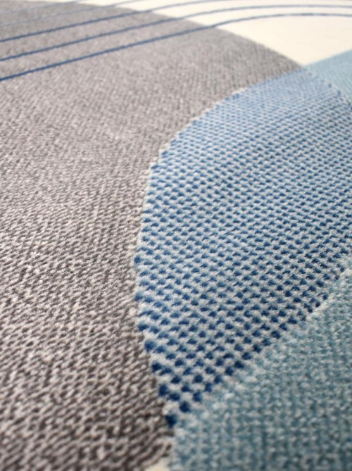 Tapis chambre tissé motif rétro-vintage LYN49 COURBLA - Kiabi