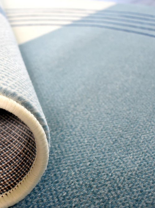 Tapis chambre tissé motif rétro-vintage LYN49 COURBLA - Kiabi