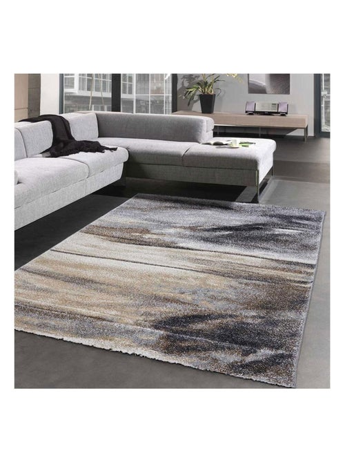 Tapis chambre tissé motif rond EL 55 - Kiabi