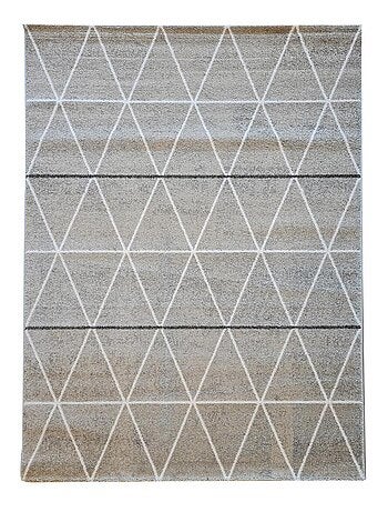 Tapis chambre tissé motif scandinave LEYSAN