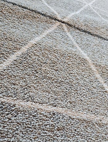 Tapis chambre tissé motif scandinave LEYSAN