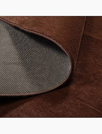 Tapis chambre ultra doux, uni et lavable lyn50, aussi idéal pour la chambre