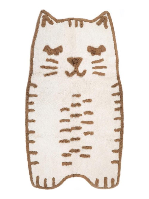 Tapis Chat Little Charlie en coton - Kiabi