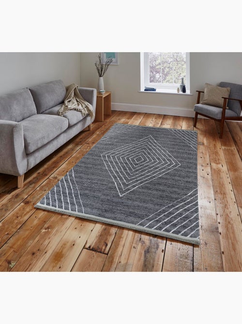Tapis chenille lavable 1010 anthracite - 200x290 / gris - Kiabi Tapis chenille lavable 1010 anthracite - 200x290 / gris - Kiabi