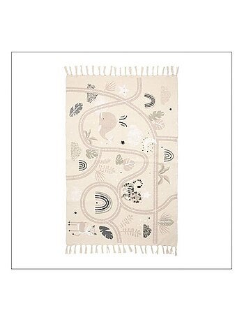 Tapis circuit voitures coton