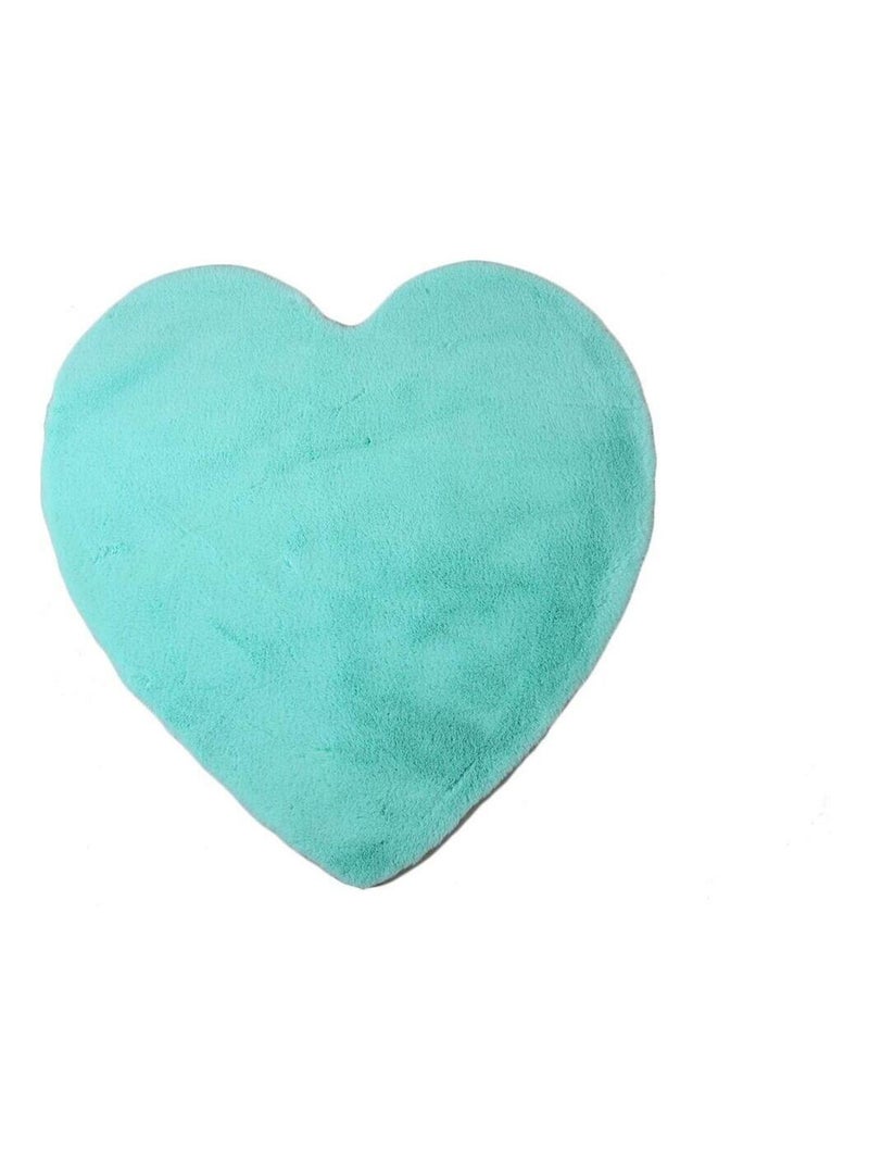 Tapis coeur uni pour chambre d'enfant Gabi Vert - Kiabi