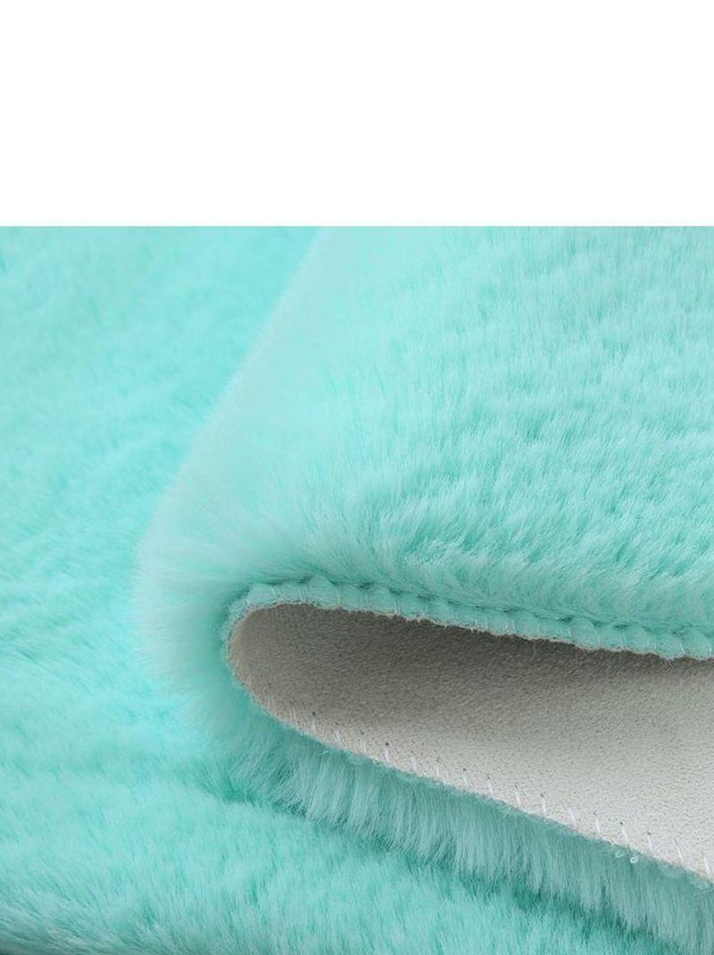 Tapis coeur uni pour chambre d'enfant Gabi Vert - Kiabi