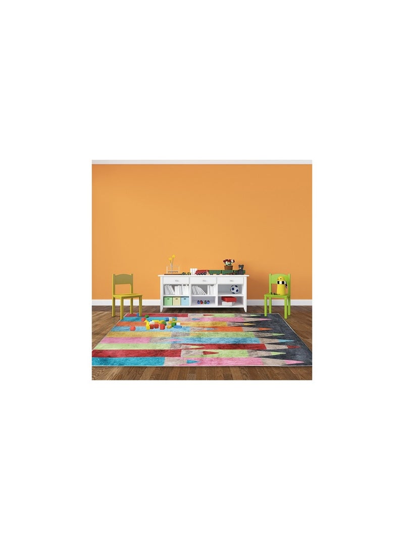 Tapis Coloré CRAYONS Multicolore - Kiabi