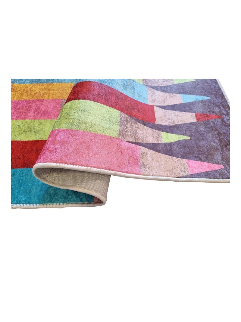 Tapis Coloré CRAYONS Multicolore - Kiabi
