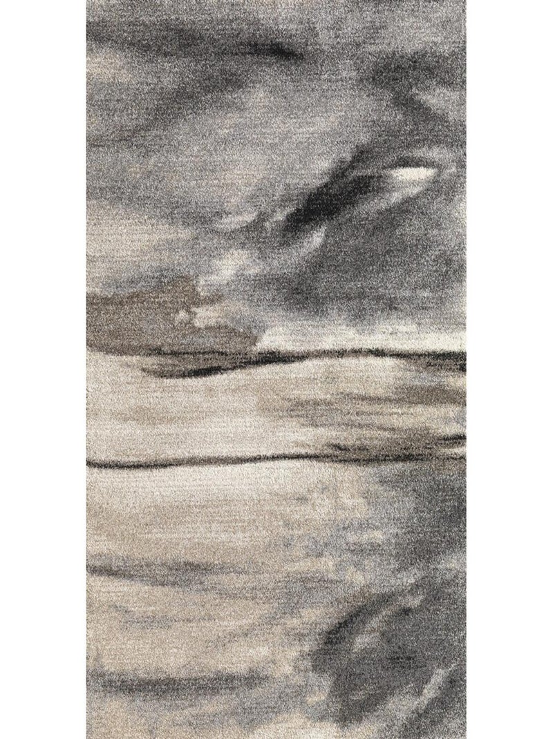 Tapis contemporain d'intérieur gris Edmond Gris - Kiabi