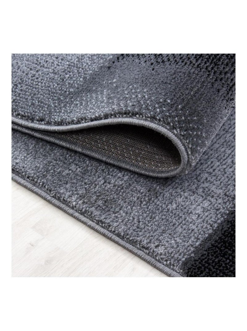 Tapis contemporain effet courbe Noghar Noir - Kiabi