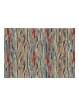 Tapis contemporain plat multicolore en coton Water