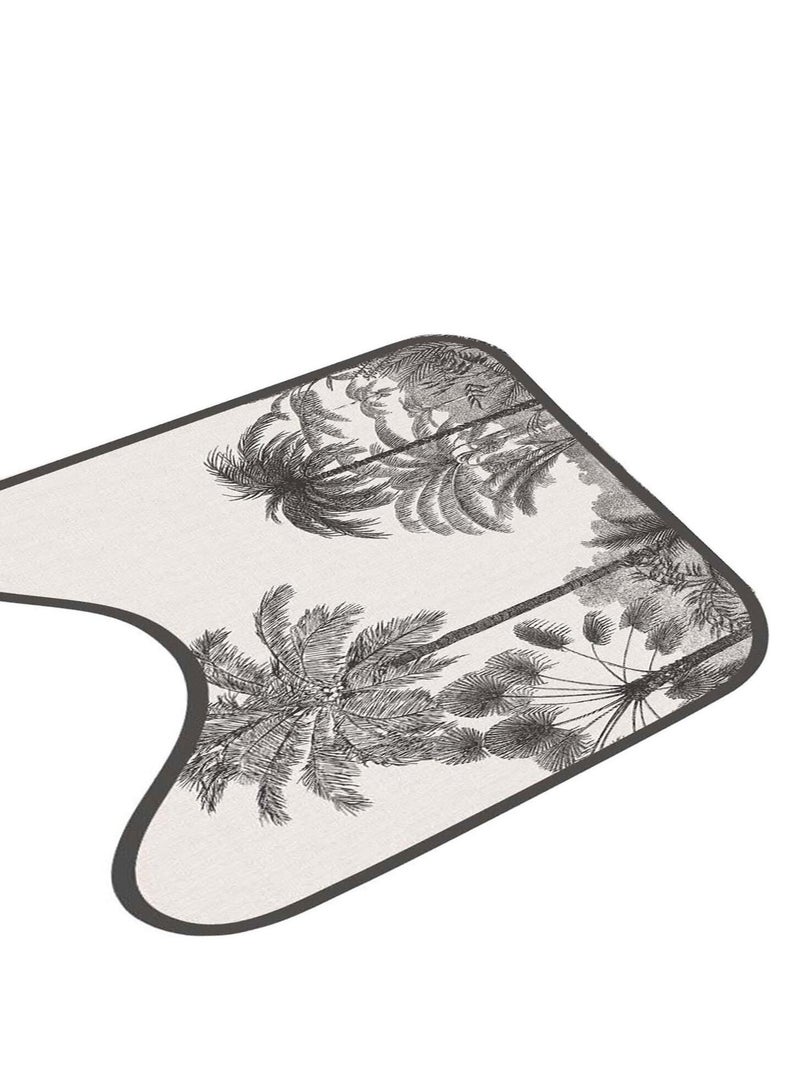 Tapis contour de WC Cocoty Gris - Kiabi