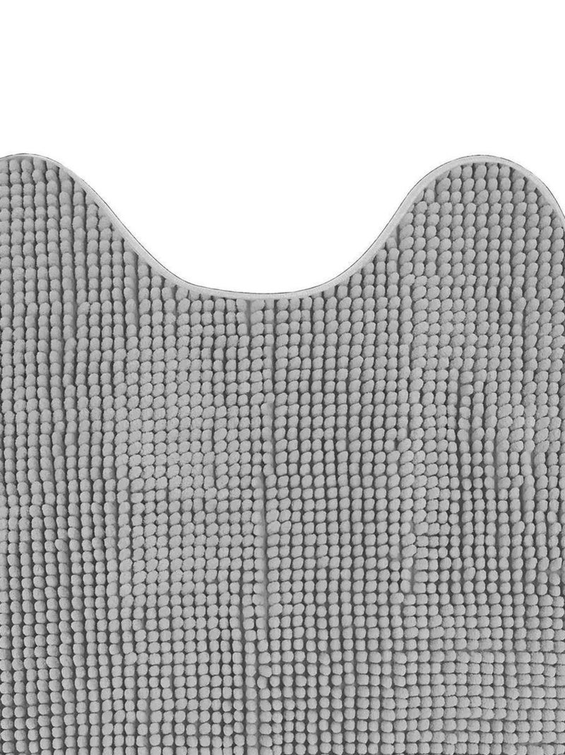 Tapis contour de WC Sweety Gris - Kiabi