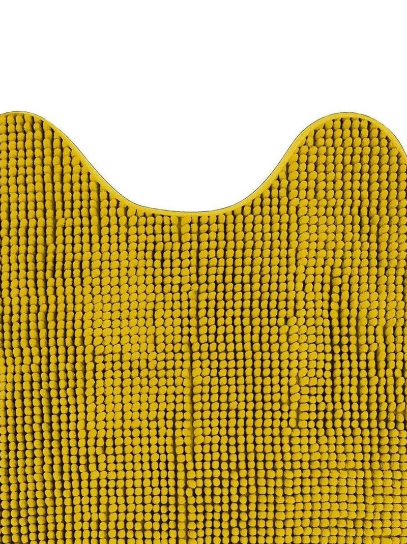 Tapis contour de WC Sweety Jaune - Kiabi