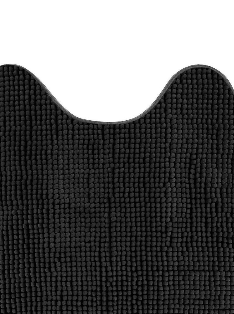 Tapis contour de WC Sweety Noir - Kiabi