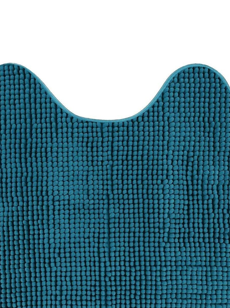 Tapis contour de WC Sweety Vert émeraude - Kiabi