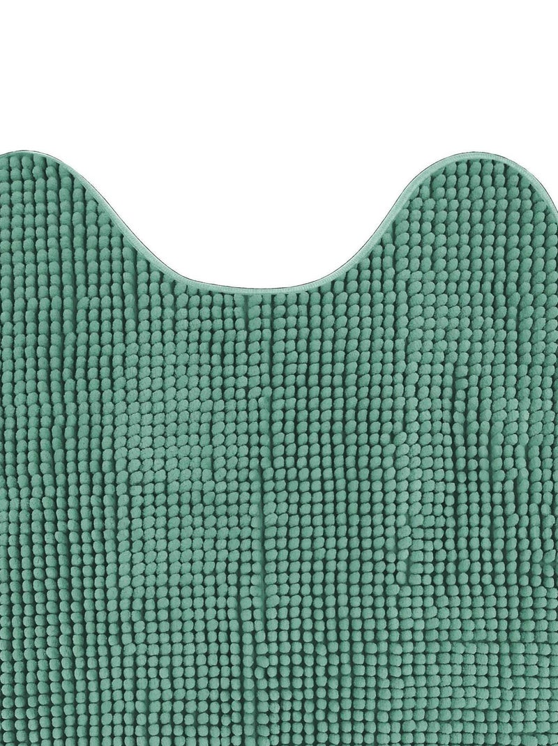 Tapis contour de WC Sweety Vert tilleul - Kiabi