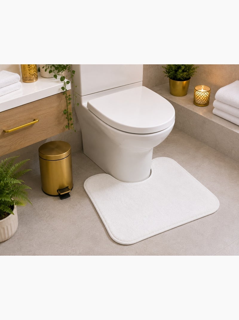 Tapis contour de WC vitamine Blanc - Kiabi