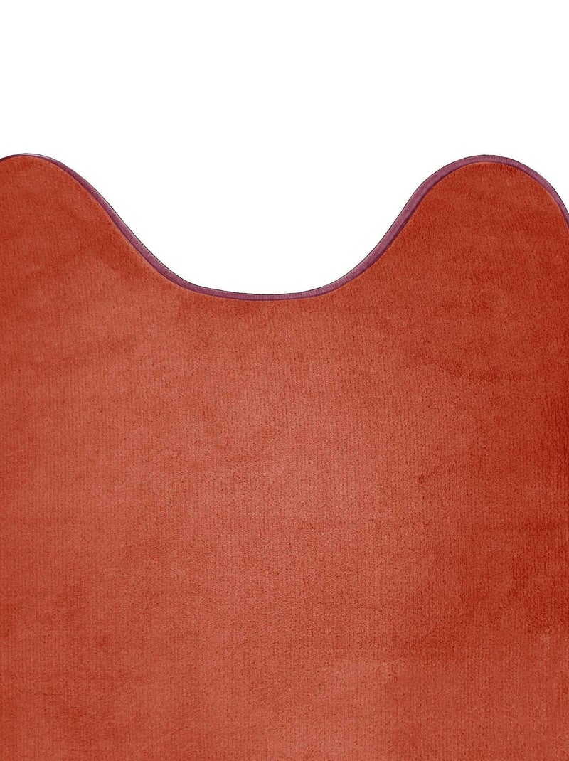 Tapis contour de WC vitamines uni Marron - Kiabi